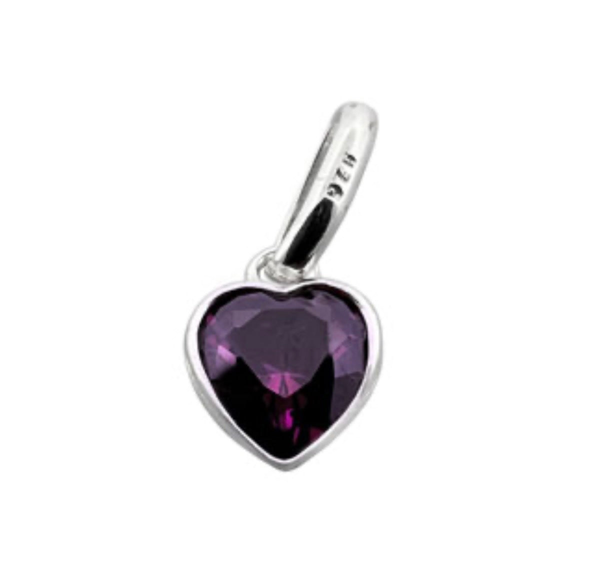 Swarovski Crystal Amethyst Charm Bracelet – February