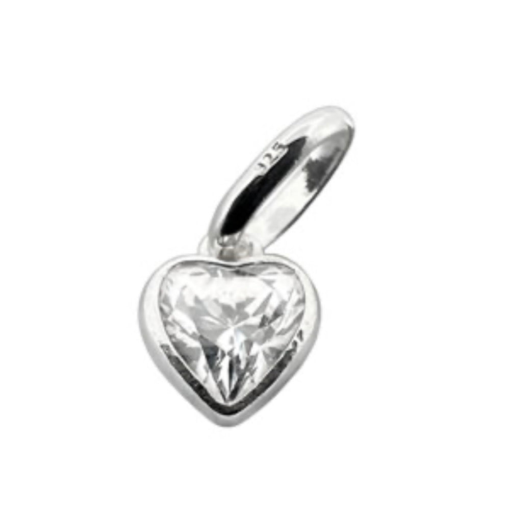 Swarovski Crystal Clear Charm Bracelet – April