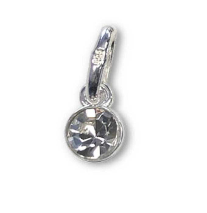 Swarovski® Crystal Charm Necklace - April Birthstone