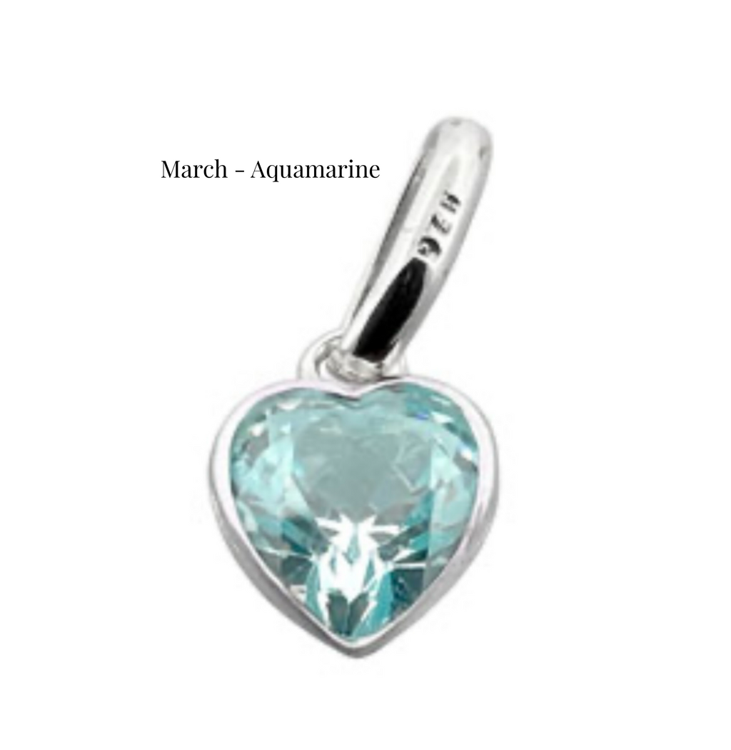 HALO - Turquoise Bracelet with Swarovski® Heart Charm - 925 Sterling Silver