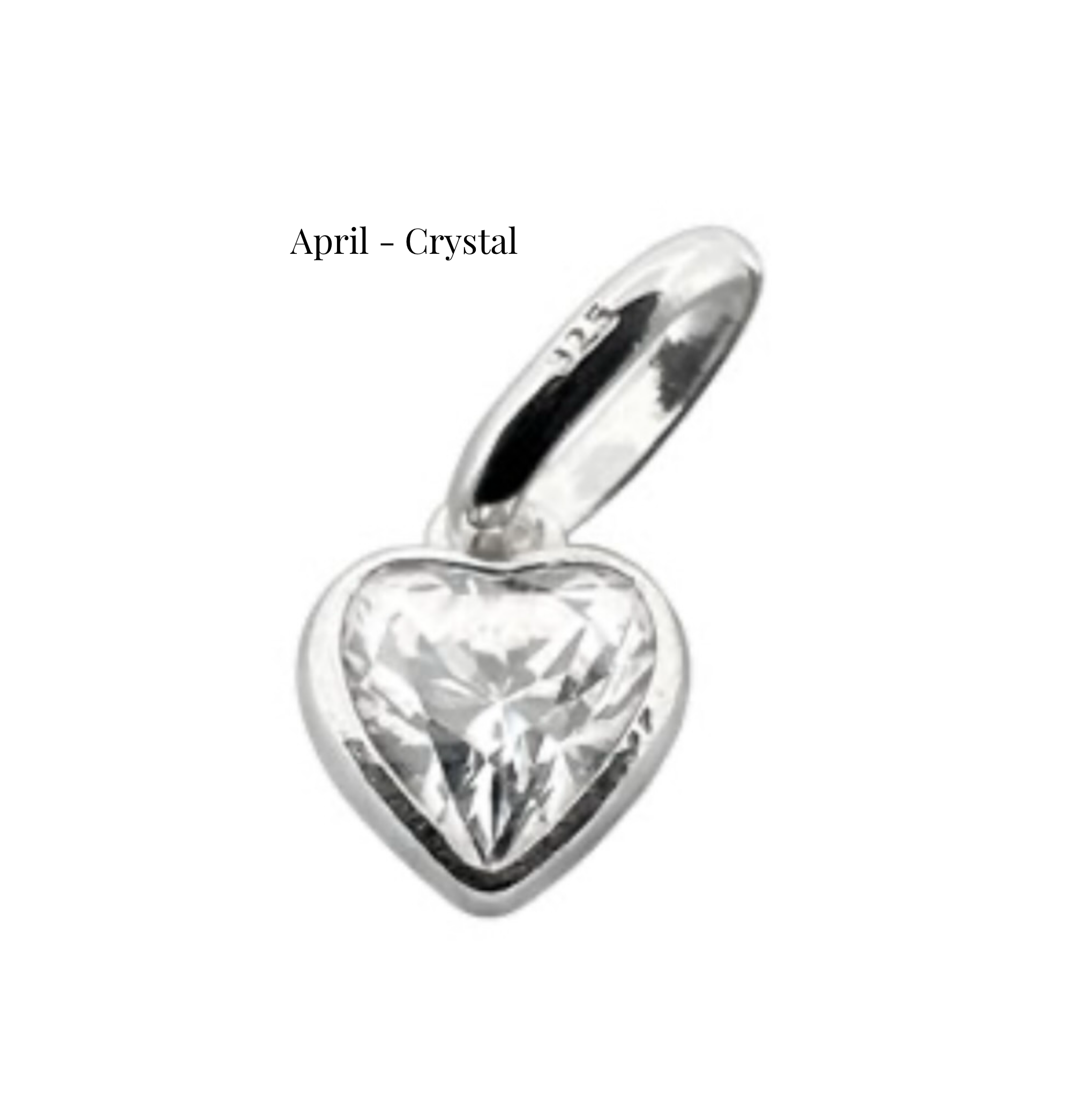 Onyx Bracelet with Swarovski® Heart Charm - 925 Sterling Silver