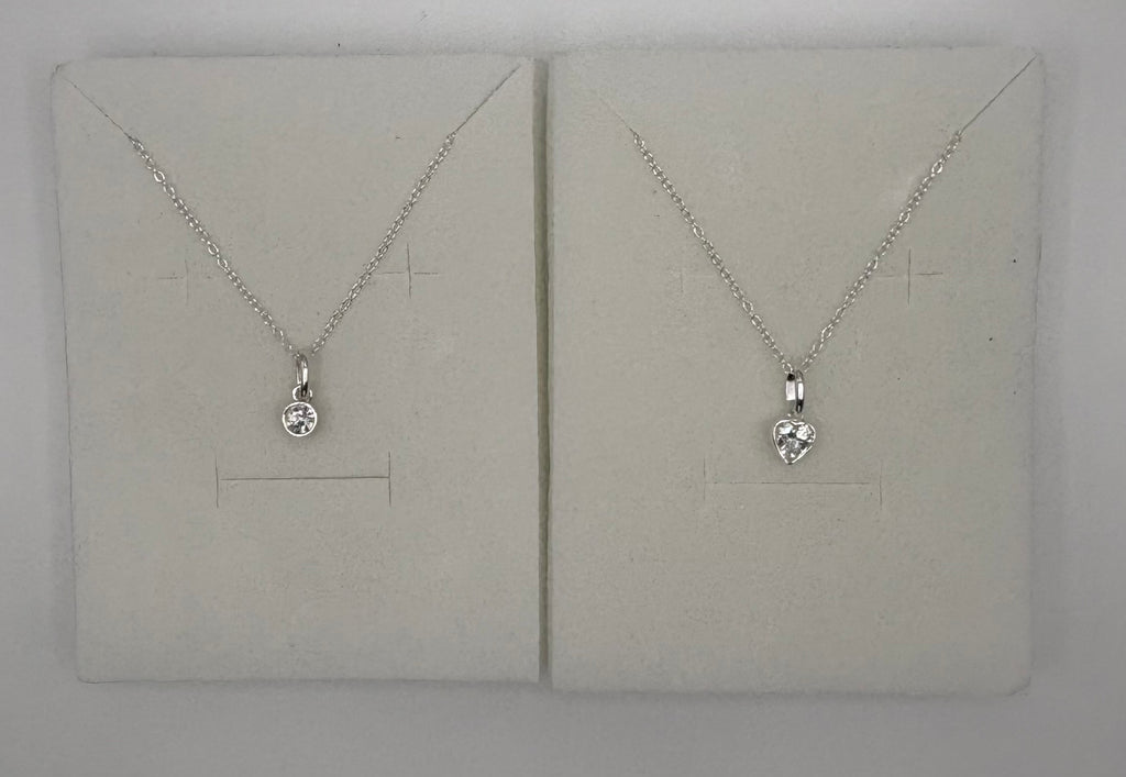 Swarovski® Crystal Charm Necklace - April Birthstone