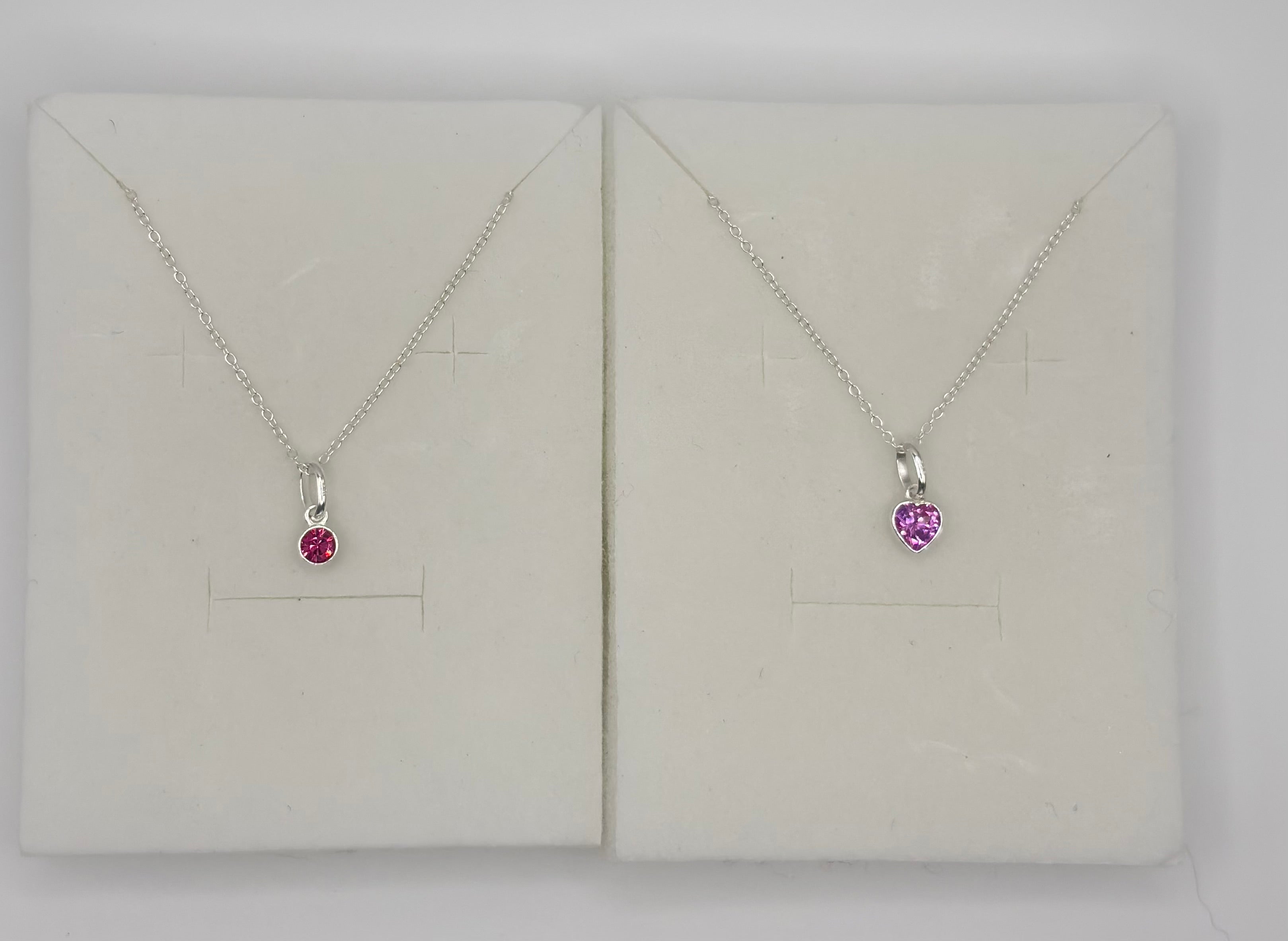 Swarovski® Crystal Tourmaline Charm Necklace - October Birthstone
